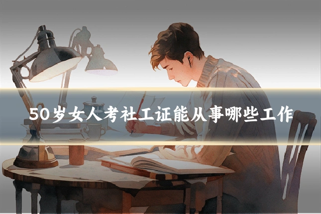 50岁女人考社工证能从事哪些工作
