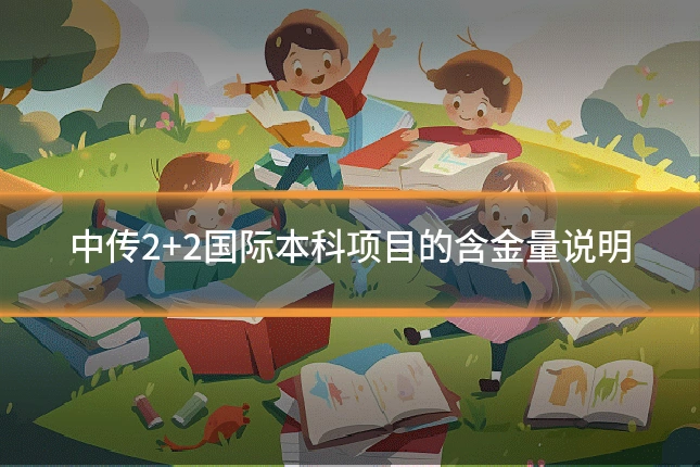 中传2+2国际本科项目的含金量说明