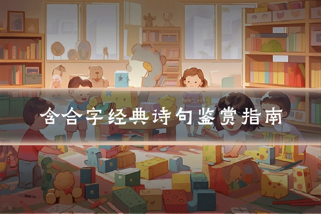 含合字经典诗句鉴赏指南