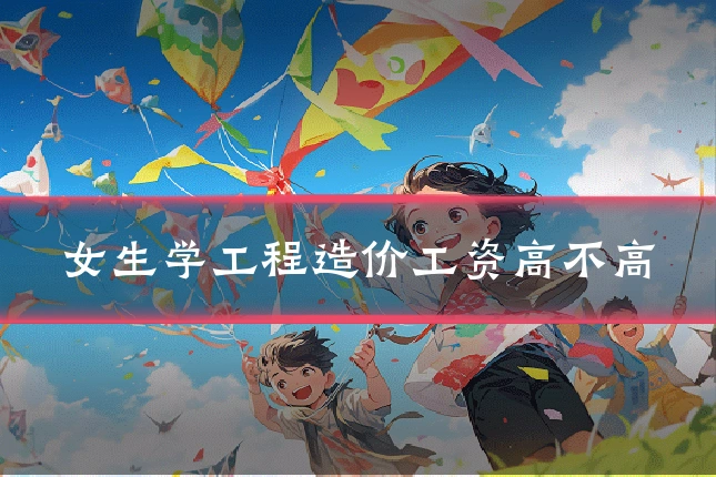 女生学工程造价工资高不高