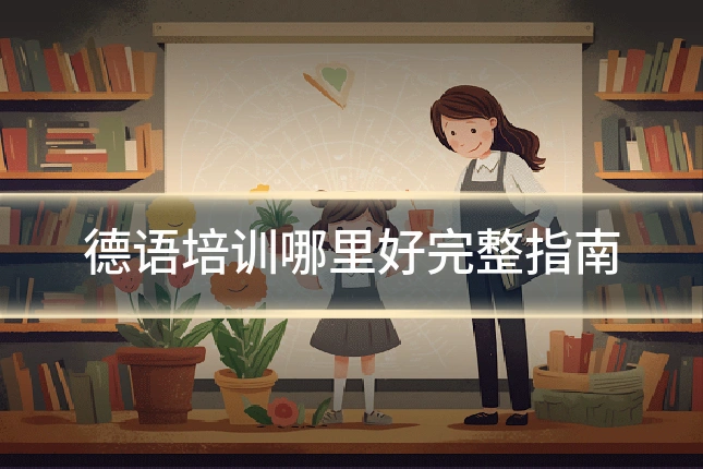 德语培训哪里好完整指南