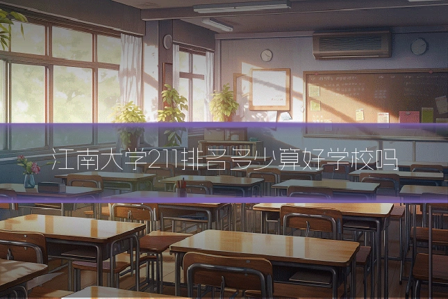江南大学211排名多少算好学校吗