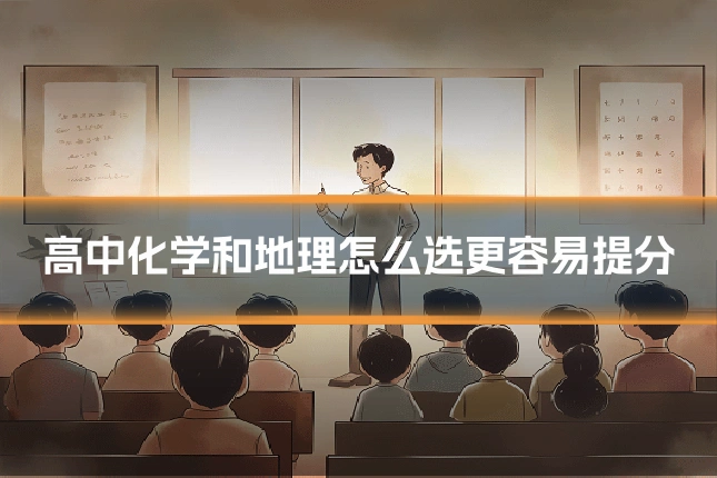 高中化学和地理怎么选更容易提分