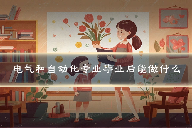 电气和自动化专业毕业后能做什么