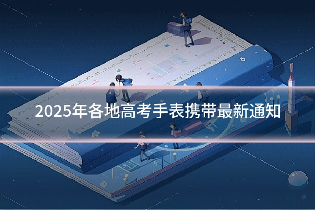 2025年各地高考手表携带最新通知