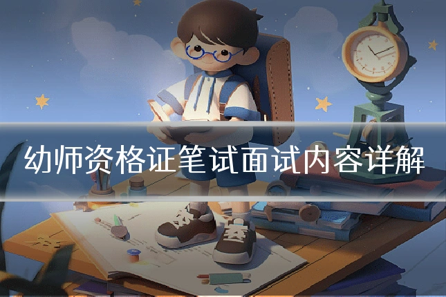 幼师资格证笔试面试内容详解