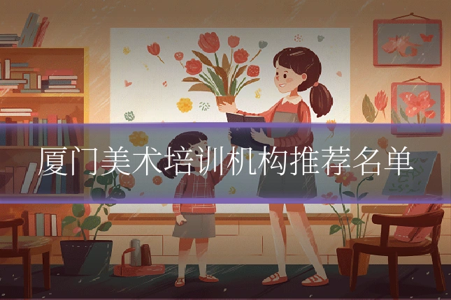 厦门美术培训机构推荐名单