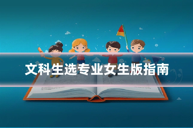 文科生选专业女生版指南