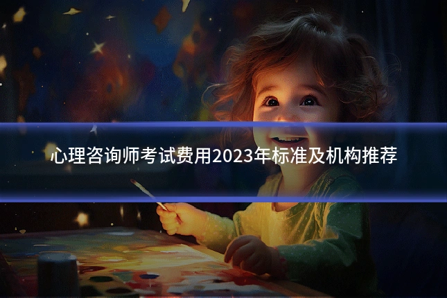 心理咨询师考试费用2023年标准及机构推荐