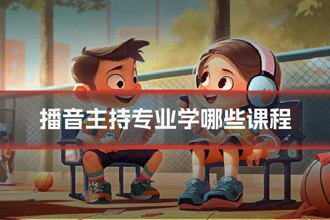 播音主持专业学哪些课程