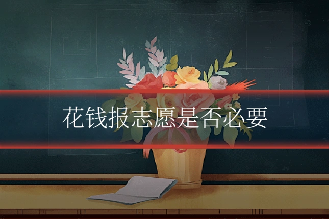 花钱报志愿是否必要