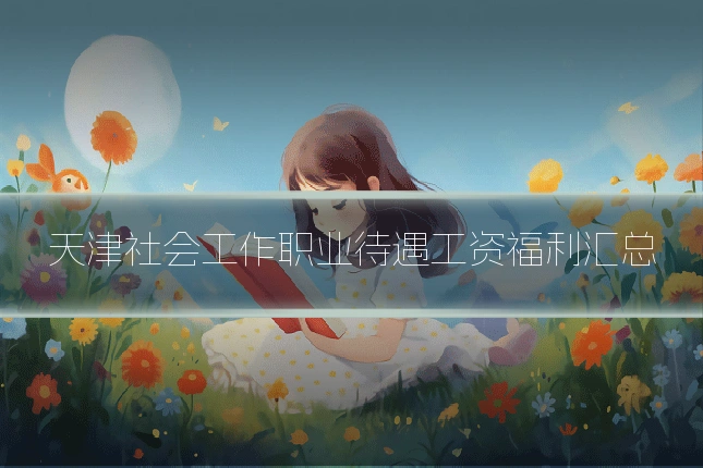 天津社会工作职业待遇工资福利汇总