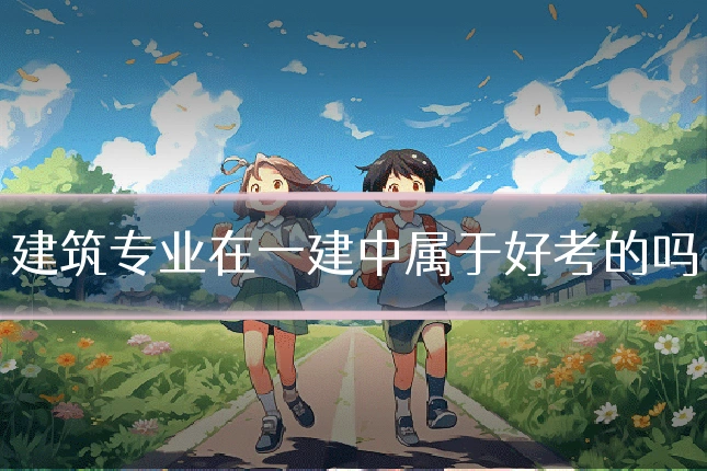 建筑专业在一建中属于好考的吗