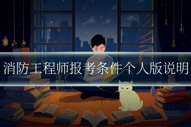 消防工程师报考条件个人版说明