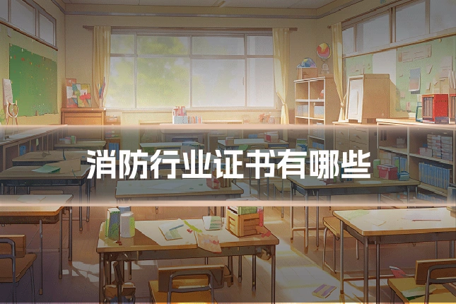 消防行业证书有哪些