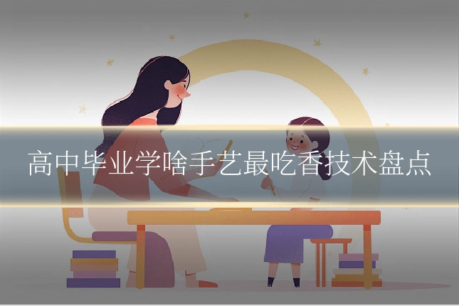 高中毕业学啥手艺最吃香技术盘点