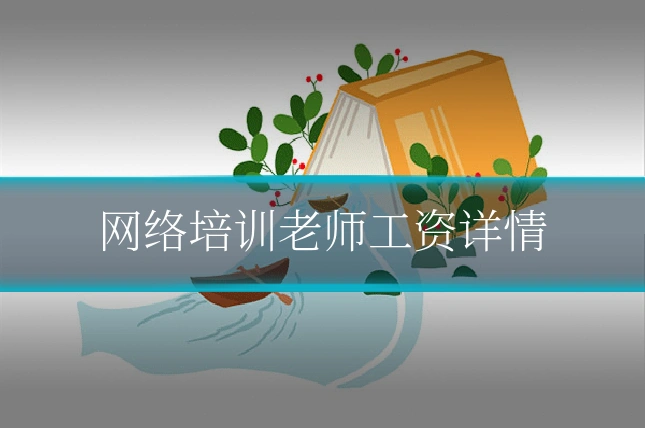 网络培训老师工资详情