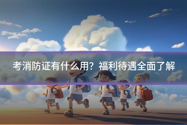 考消防证有什么用?福利待遇全面了解