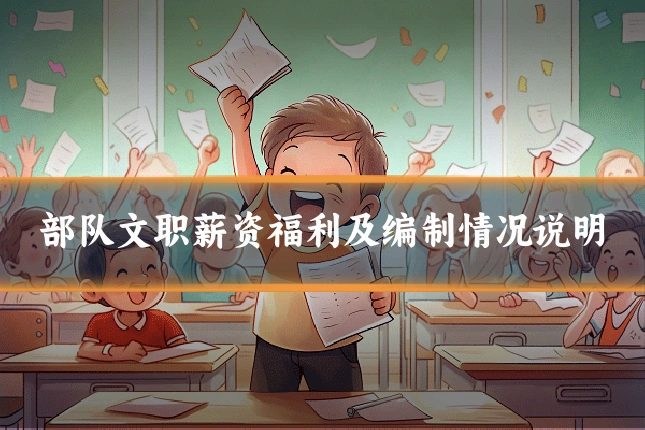 部队文职薪资福利及编制情况说明