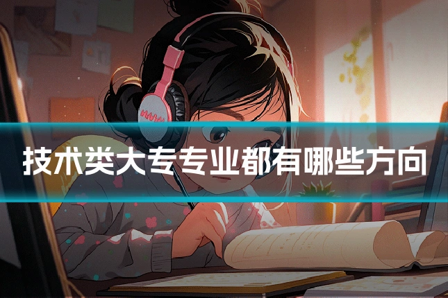 技术类大专专业都有哪些方向