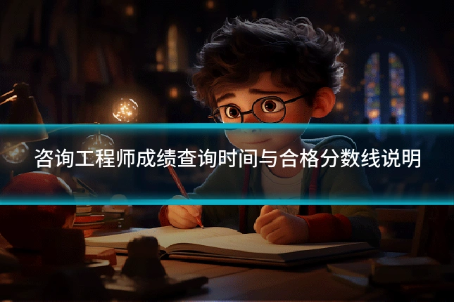 咨询工程师成绩查询时间与合格分数线说明