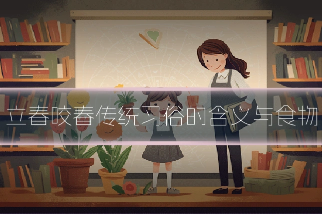 立春咬春传统习俗的含义与食物