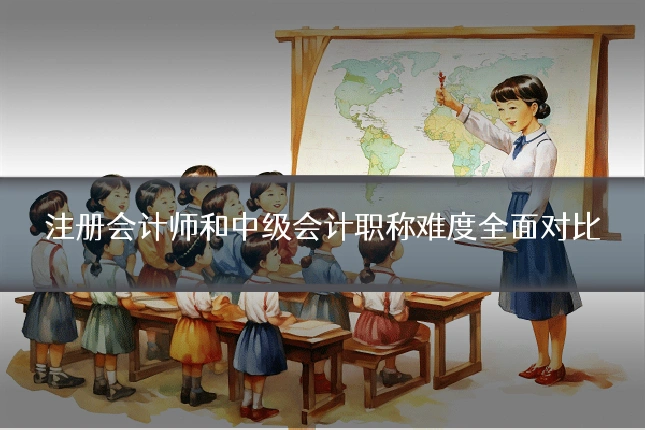 注册会计师和中级会计职称难度全面对比