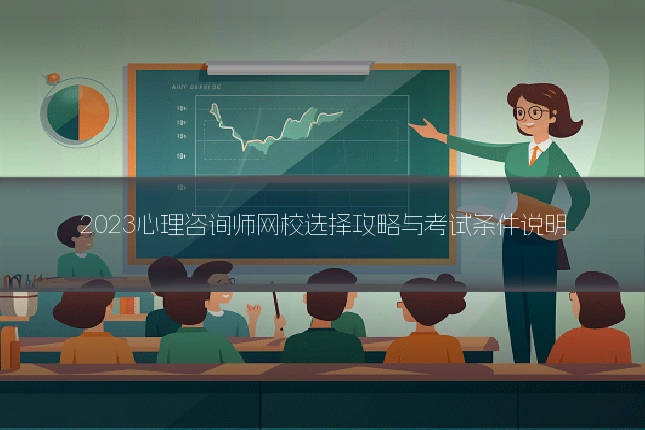 2023心理咨询师网校选择攻略与考试条件说明