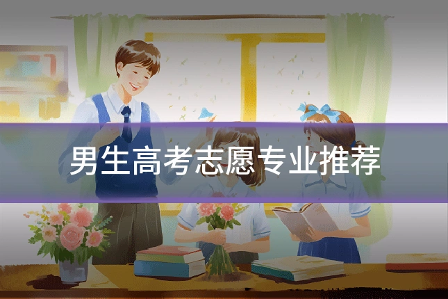 男生高考志愿专业推荐