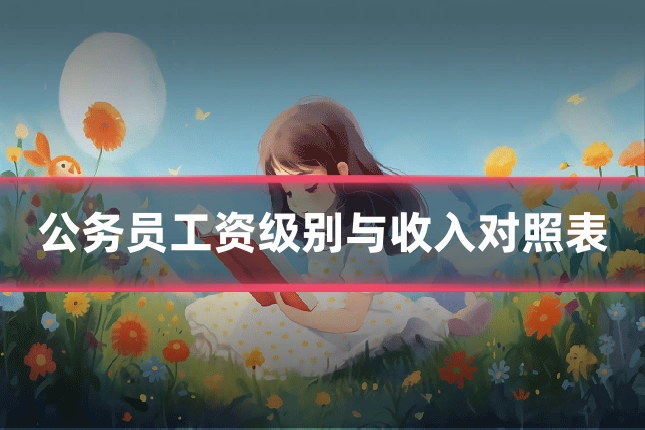公务员工资级别与收入对照表