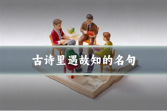 古诗里遇故知的名句
