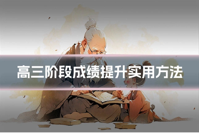 高三阶段成绩提升实用方法