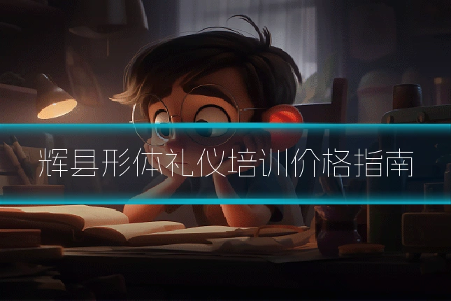 辉县形体礼仪培训价格指南