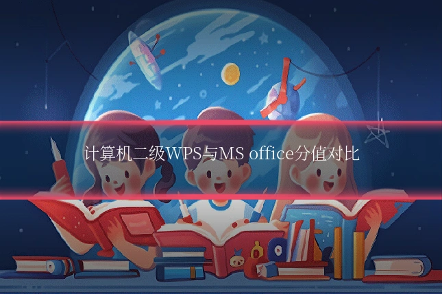计算机二级WPS与MS office分值对比