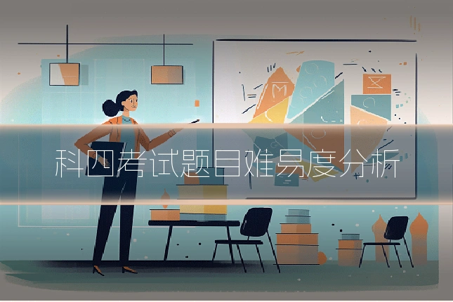 科四考试题目难易度分析