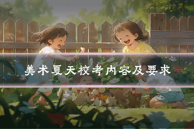 美术夏天校考内容及要求