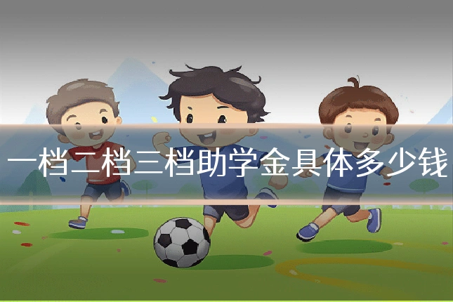 一档二档三档助学金具体多少钱