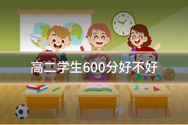 高二学生600分好不好