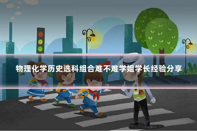 物理化学历史选科组合难不难学姐学长经验分享
