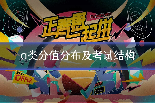 a类分值分布及考试结构