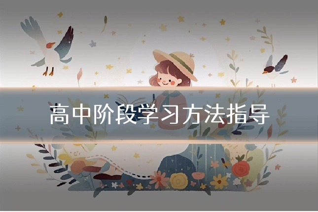高中阶段学习方法指导