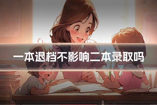 一本退档不影响二本录取吗