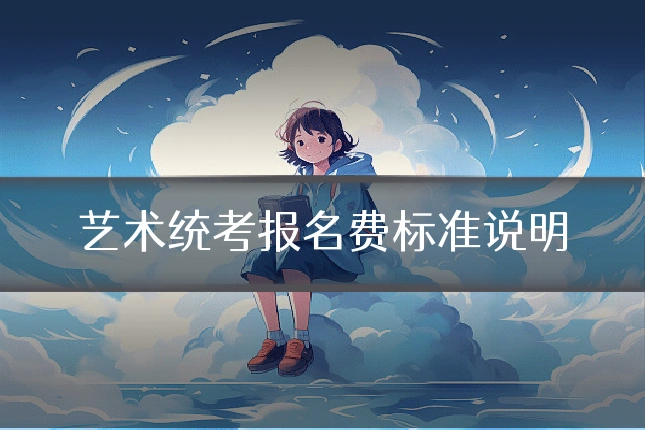 艺术统考报名费标准说明