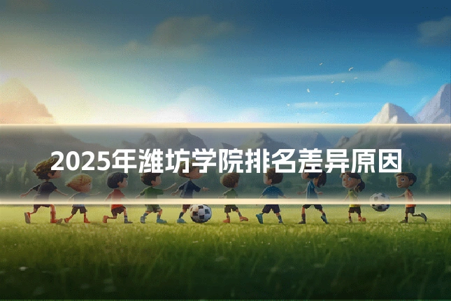 2025年潍坊学院排名差异原因