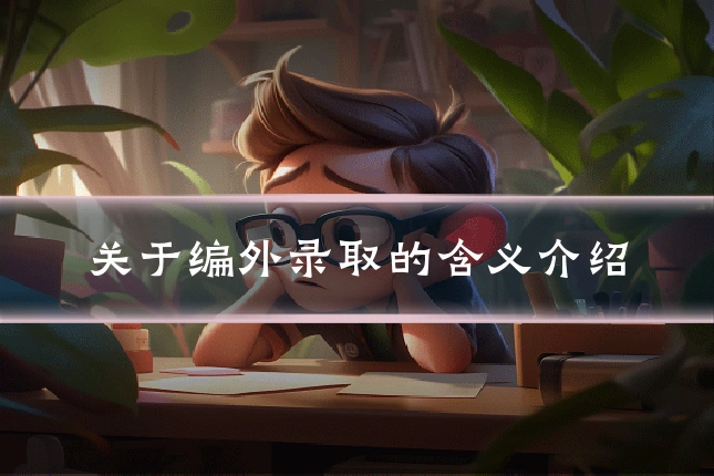 关于编外录取的含义介绍