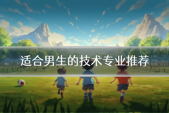 适合男生的技术专业推荐