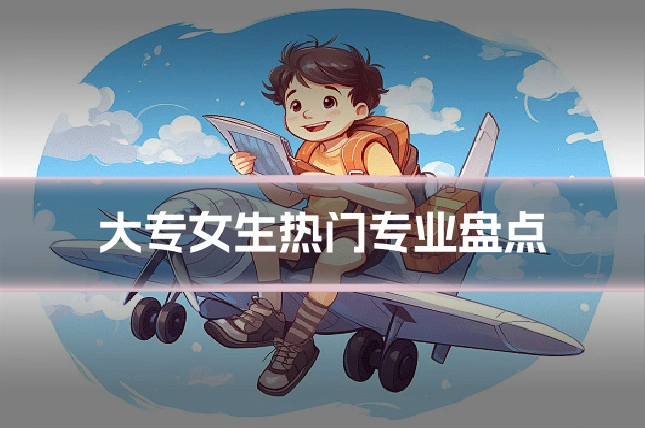 大专女生热门专业盘点