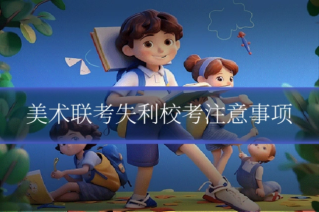 美术联考失利校考注意事项