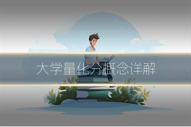 大学量化分概念详解
