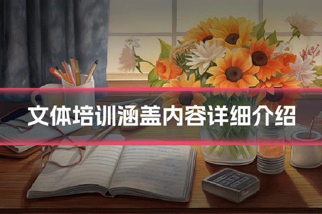 文体培训涵盖内容详细介绍